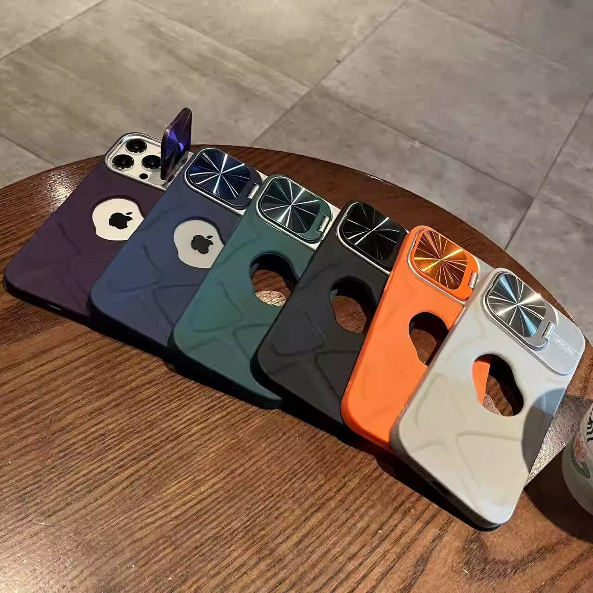 Magnetic suction lens holder phone case suitable for all Iphones