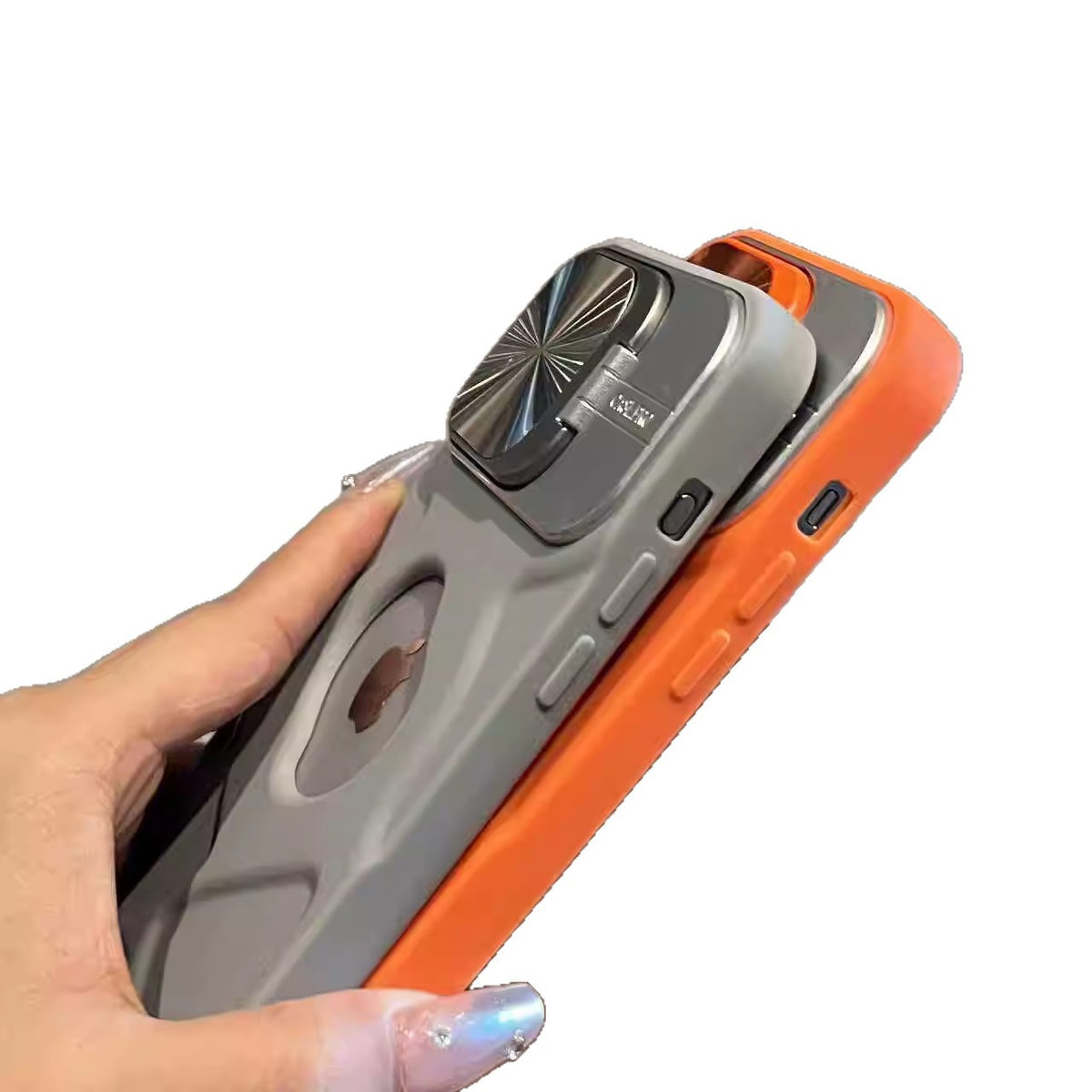 Magnetic suction lens holder phone case suitable for all Iphones