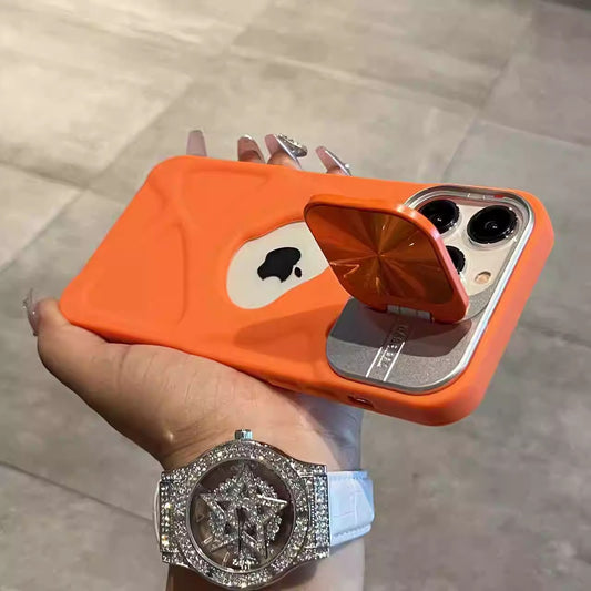 Magnetic suction lens holder phone case suitable for all Iphones