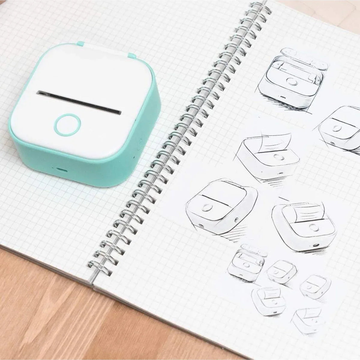 Mini Portable Wireless Printer – Bluetooth Photo & Document Printer
