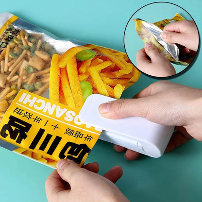 Mini Bag Heat Sealer – Portable Food Bag Resealer for Snacks & Crisps