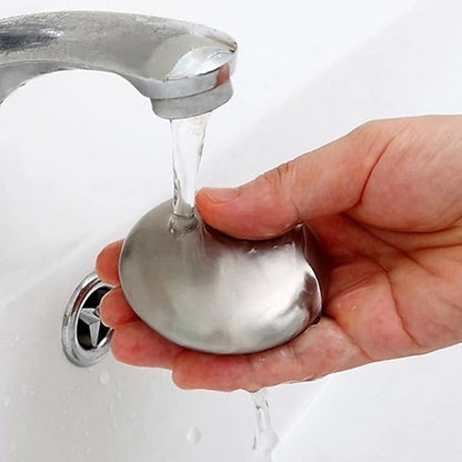 Stainless Steel Odour Removing Soap Bar – Eliminates Garlic & Fish Smells