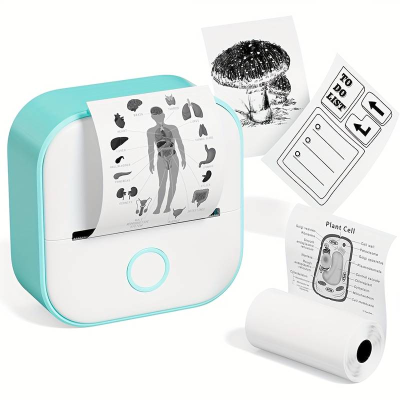 Mini Portable Wireless Printer – Bluetooth Photo & Document Printer