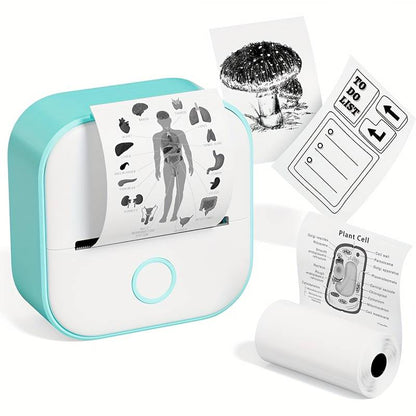 Mini Portable Wireless Printer – Bluetooth Photo & Document Printer