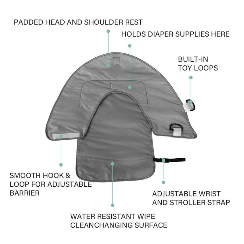 Portable 3-in-1 Baby Changing Mat