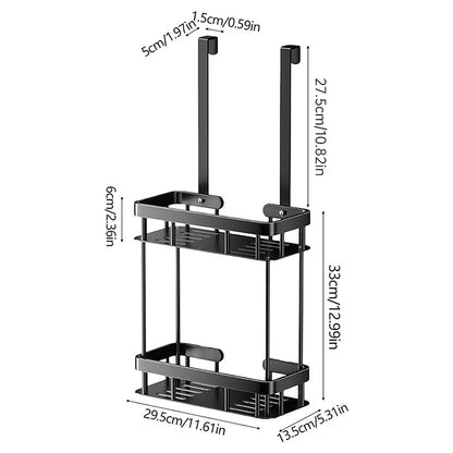 2-Tier Over-Door Shower Caddy