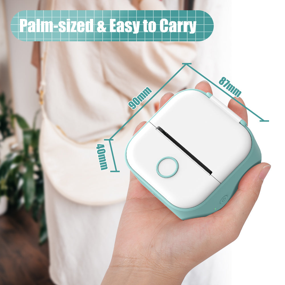 Mini Portable Wireless Printer – Bluetooth Photo & Document Printer