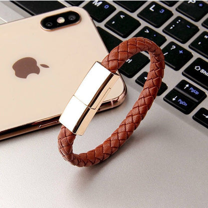 USB Charging Bracelet – Portable Wearable Phone Charger Wristband