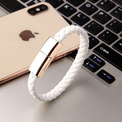USB Charging Bracelet – Portable Wearable Phone Charger Wristband
