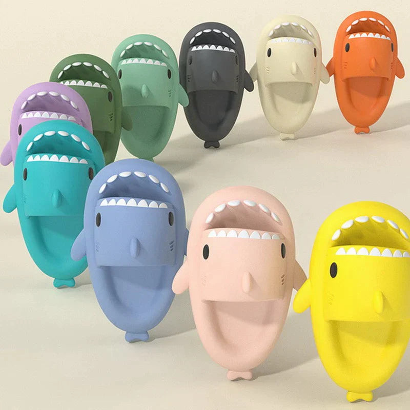 Shark Slippers Slides – Fun Novelty Open Toe Sandals for Men & Women