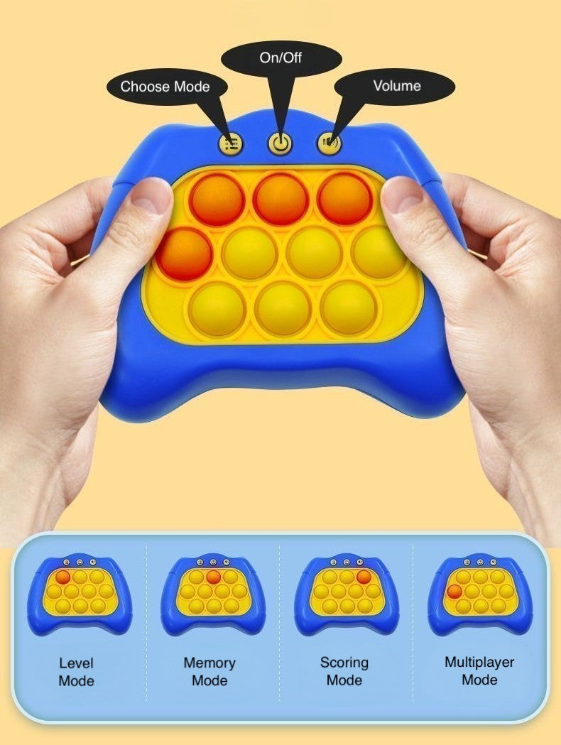 Electronic Push Popper Fidget Game – Handheld Stress Relief Toy