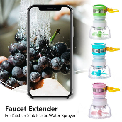 360° Rotating Tap Extender – Kitchen Sink Faucet Attachment