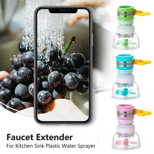 360° Rotating Tap Extender – Kitchen Sink Faucet Attachment