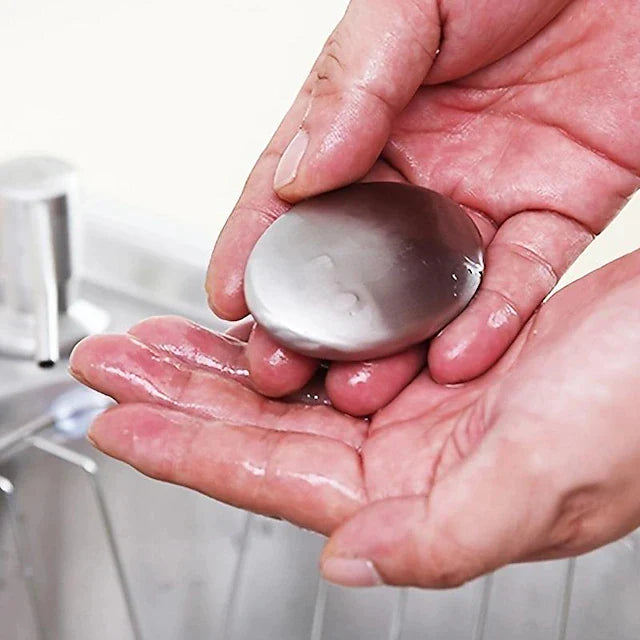 Stainless Steel Odour Removing Soap Bar – Eliminates Garlic & Fish Smells
